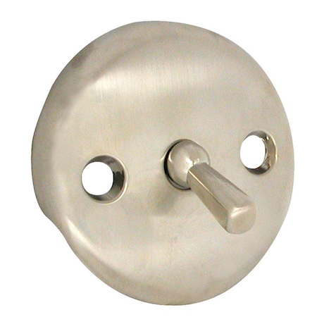 Danco Danco 3-1/4 in. Brushed Nickel Round Metal Overflow Plate 89231